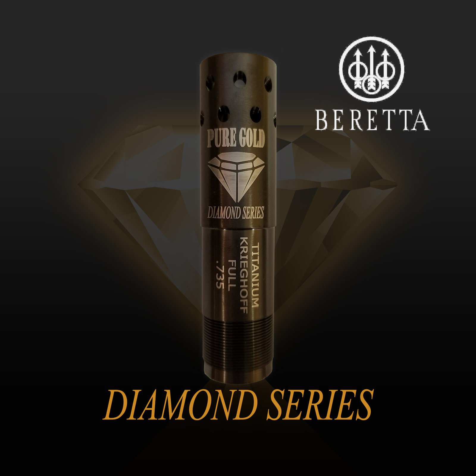 Pure Gold Diamond Series Titanium Extended Chokes - Beretta