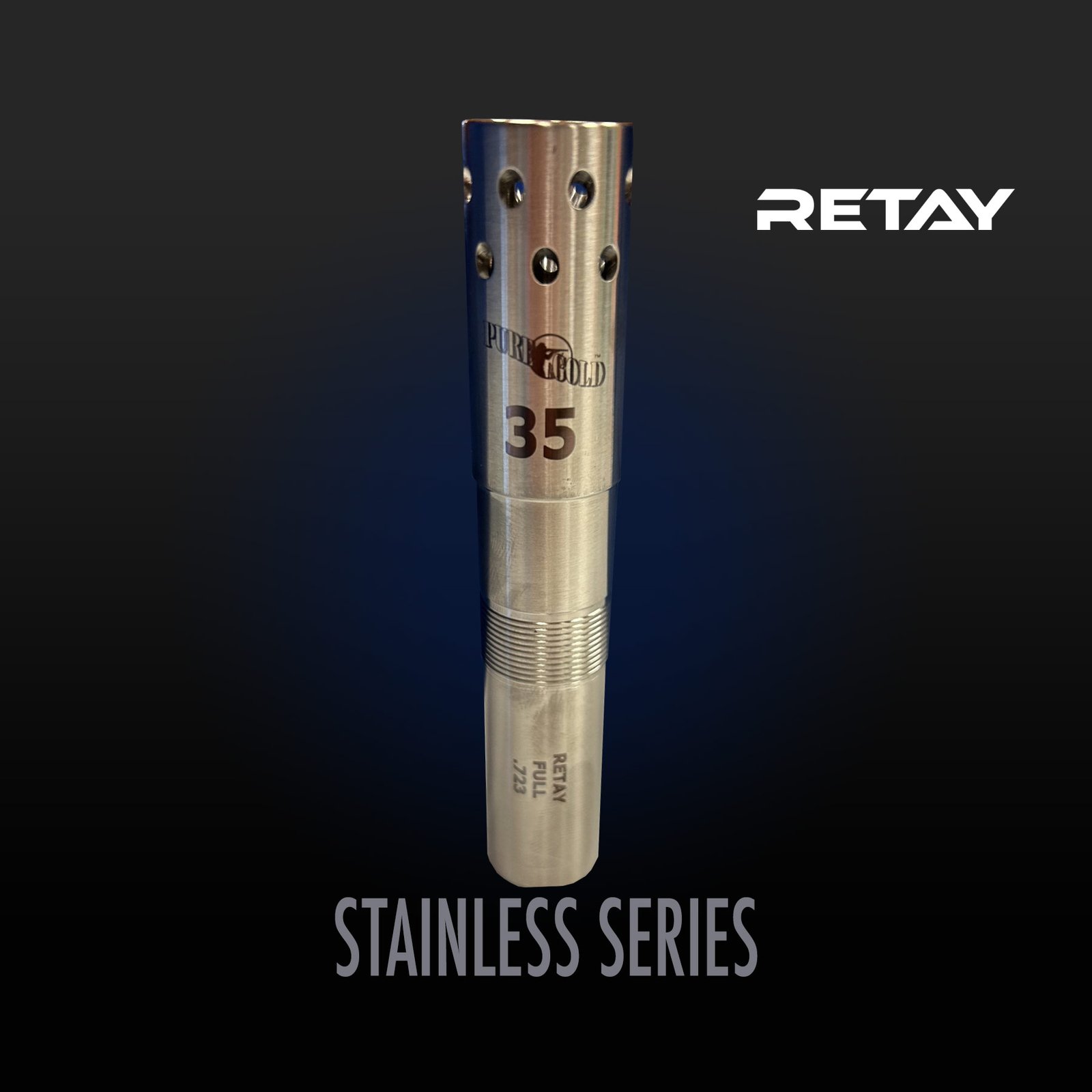 Pure Gold Stainless Series Extended Chokes - 12 GA - RETAY