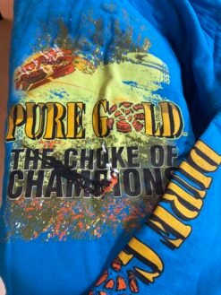 Pure Gold - The Choke of Champions - Blue Hoodie